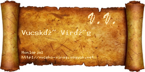 Vucskó Virág névjegykártya